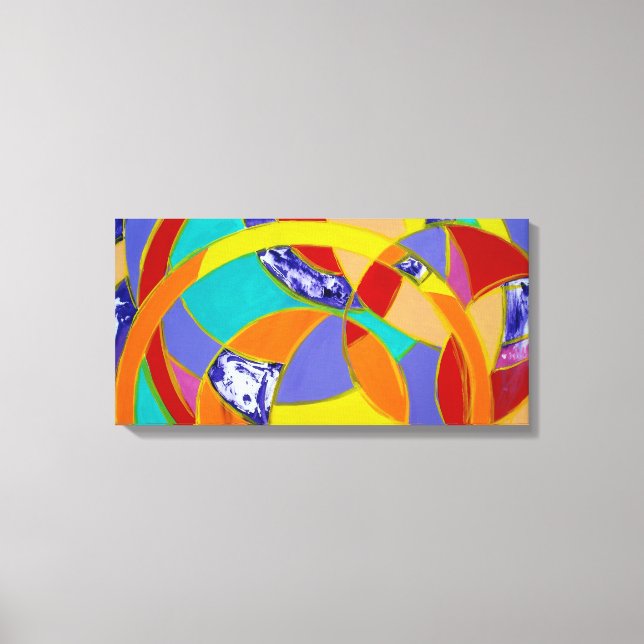 Impressão Em Tela Composição nº 5 de Michael Moffa (Frente)