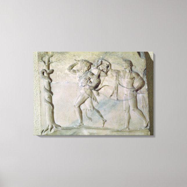 Impressão Em Tela Comprimido com representação de Hércules (Frente)