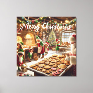 Impressão Em Tela Compro Assar papai noel