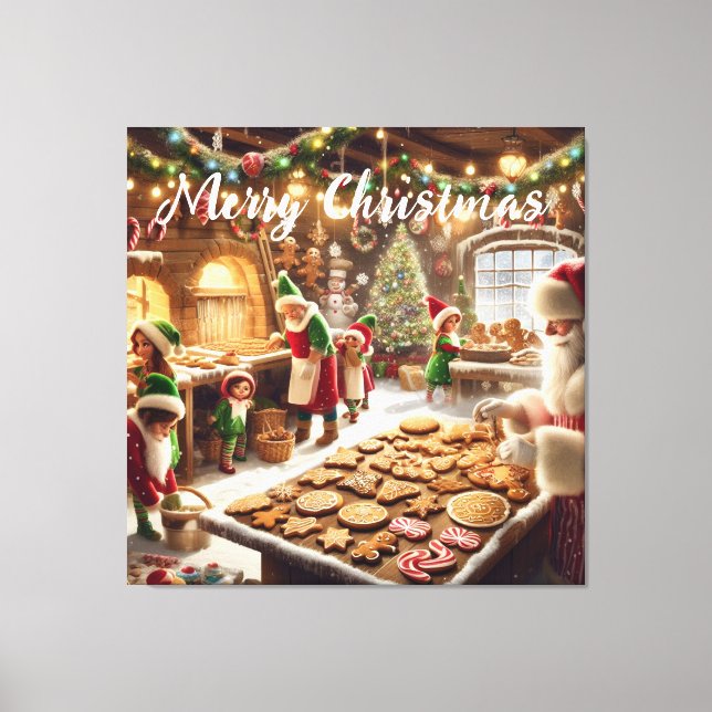 Impressão Em Tela Compro Assar papai noel (Frente)