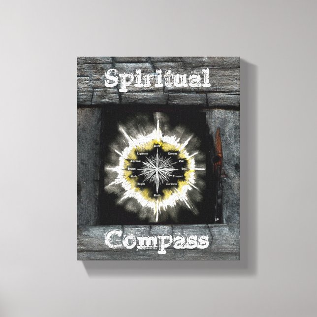 Impressão Em Tela Compulsão espiritual (Frente)