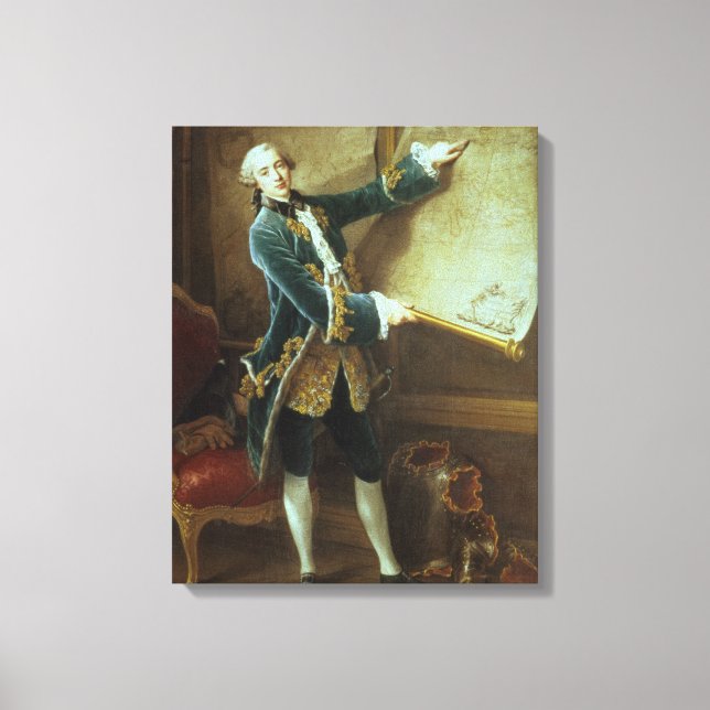 Impressão Em Tela Comte de Vaudreuil, 1758 (Frente)