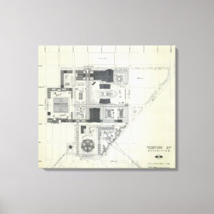 Impressão Em Tela Conceito aéreo da agulha do espaço que tira 3