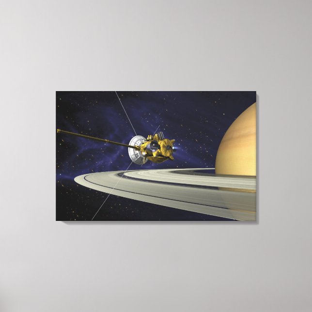 Impressão Em Tela Conceito artístico de Cassini (Frente)