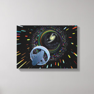 Impressão Em Tela Conceito de artista Spacecraft Alcubierre Warp Dri