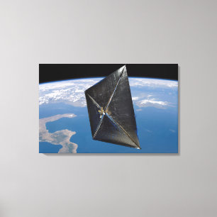 Impressão Em Tela Conceito do artista de NanoSail-D no espaço