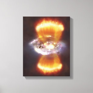 Impressão Em Tela Conceito do artista de uma galáxia