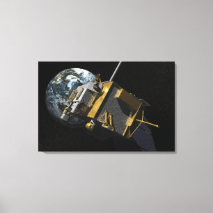 Impressão Em Tela Conceito do artista do reconhecimento lunar Orbi 2