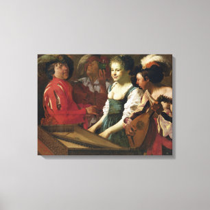 Impressão Em Tela Concerto, 1626