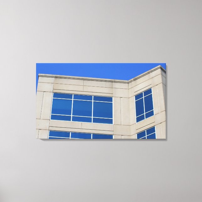 Impressão Em Tela Concreto e vidro (Frente)