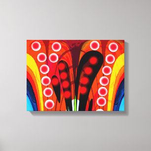 Impressão Em Tela Conexões abstrato