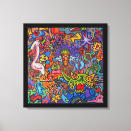 Impressão Em Tela Confusion By Squid Fear City (2.5)