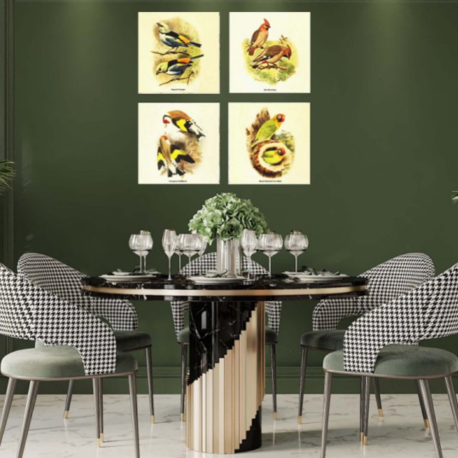Impressão Em Tela Conjunto de Arte da Galeria de Aves Audubon (Criador carregado)