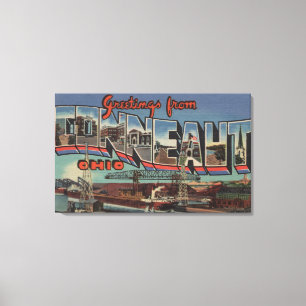 Impressão Em Tela Conneaut, Ohio - grandes cenas da letra