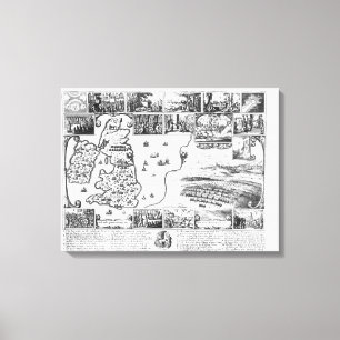 Impressão Em Tela Conquistas de Gustavus II Adolphus