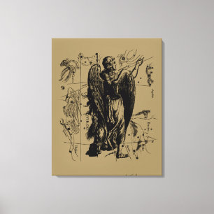 Impressão Em Tela Constelação de Virgem Hevelius 1690 Ago 23 De Sete