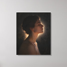 Impressão Em Tela Contemplação