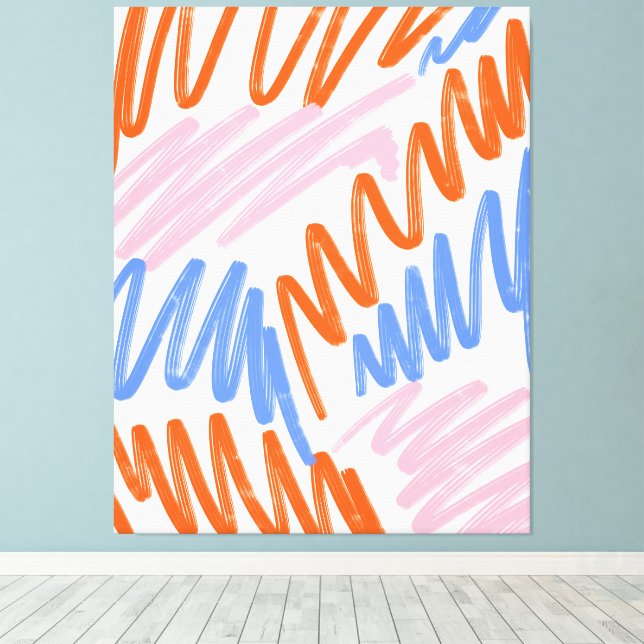 Impressão Em Tela Contemporary Gallery Art  (Insitu(piso de madeira))