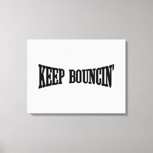 Impressão Em Tela Continue a saltar