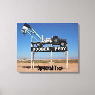Impressão Em Tela Coober Pedy Outback Austrália Foto de Souvenir