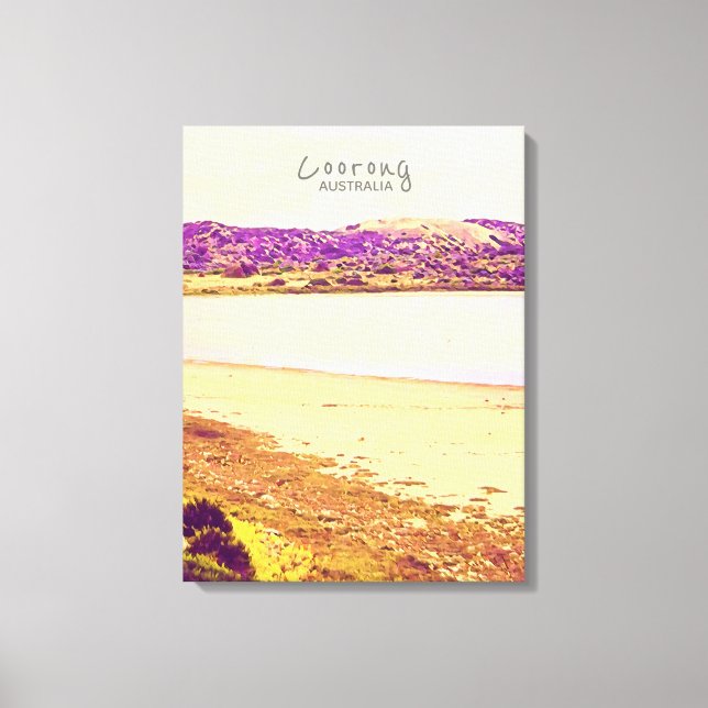 Impressão Em Tela Coorong National Park viagem (Frente)