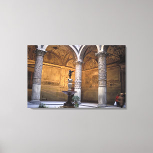 Impressão Em Tela Cópia de Putto com Dolphin de Andrea del del