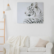 Cor de Água do Tigre Branco
