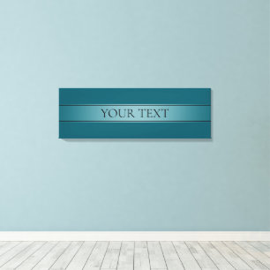 Impressão Em Tela Cor Editável de Faixa de Gradiente Elegante Simple