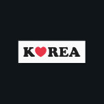 Impressão Em Tela Coração de Amor da Coreia<br><div class="desc">Korea Love Heart Globe Trotters se especializa em imagens idiossincráticas de todo o mundo. Aqui você encontrará Cartões de Saudação,  Cartões Postais,  Posters,  Mouséads e muito mais.</div>
