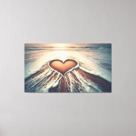 Impressão Em Tela "Coração de Graça"