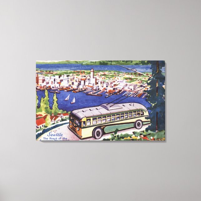 Impressão Em Tela Coração do Playground Evergreen (Frente)