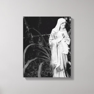Impressão Em Tela Coração Sagrado de Maria Fotografia Original