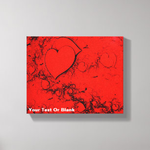 Impressão Em Tela Corações Sensíveis