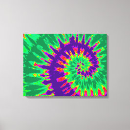 Impressão Em Tela Corante roxo e verde Coluna 24"x18"