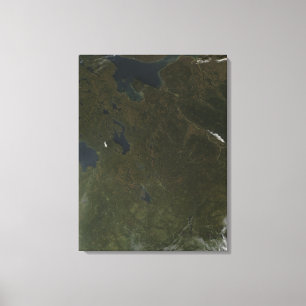 Impressão Em Tela Cores de queda no noroeste da Rússia