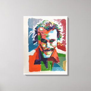 Impressão Em Tela Coringa Pintado à Mão por Mark Elsen