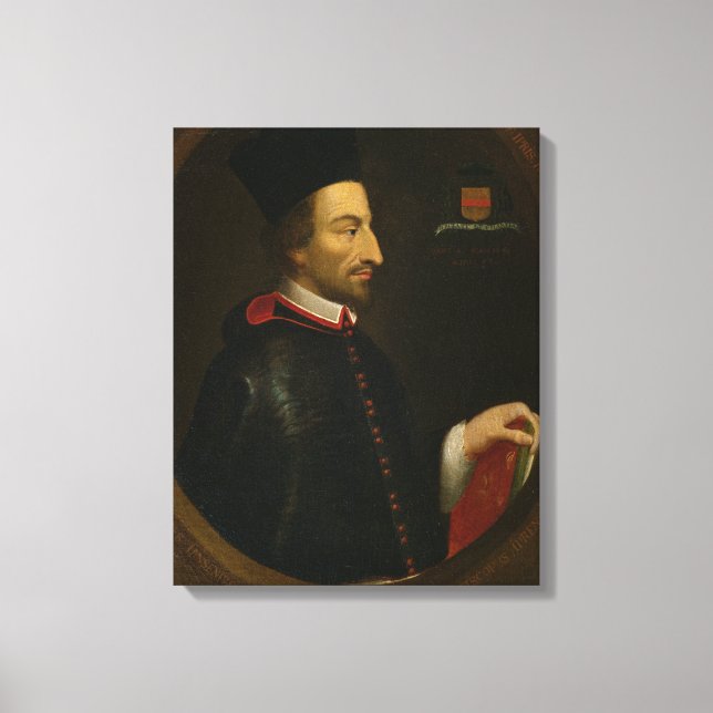 Impressão Em Tela Cornelius Jansen Bishop de Ypres (Frente)