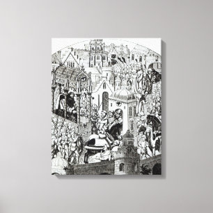 Impressão Em Tela Coroa de Charlemagne na cidade de Jerusalém