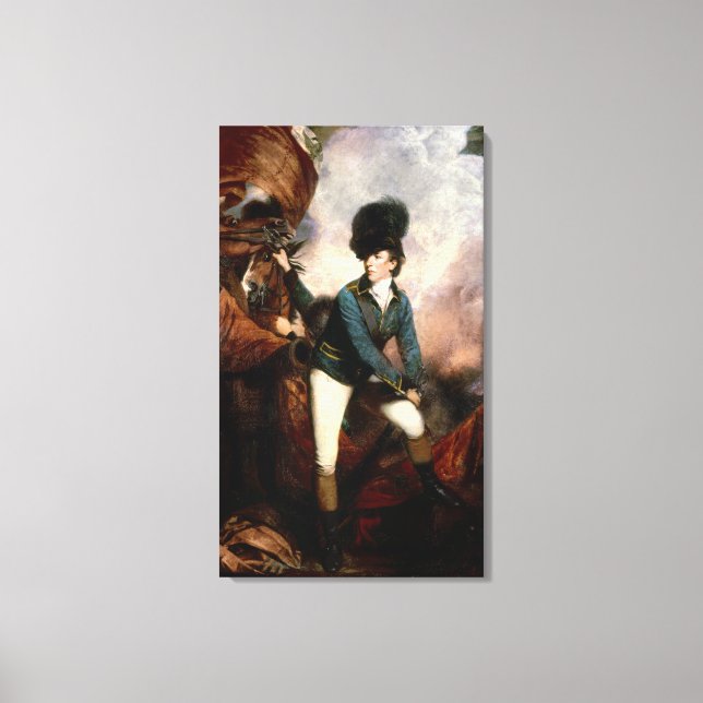 Impressão Em Tela Coronel Banastre Tarleton 1782 (Frente)