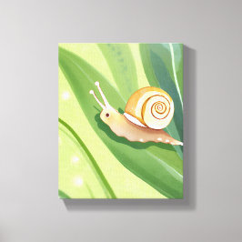 Impressão Em Tela Correio de Lesma | Aquarela Natureza