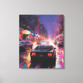 Impressão Em Tela Corrida dinâmica de paisagem urbana