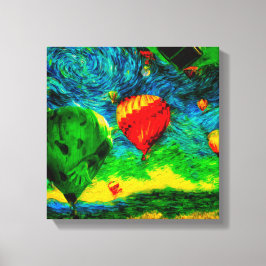 Impressão Em Tela Corrida do Balão no céu espetacular