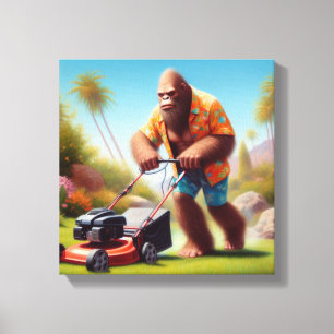 Impressão Em Tela Corte de Bigfoot