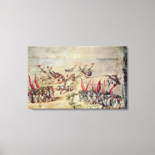 Impressão Em Tela Cortes que afunda sua frota fora da costa de