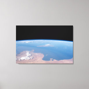 Impressão Em Tela Costa Da Tunísia E Líbia E Ilha Da Sicília