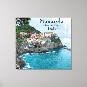 Impressão Em Tela Costa do Mar Cinque Terre Manarola Itália