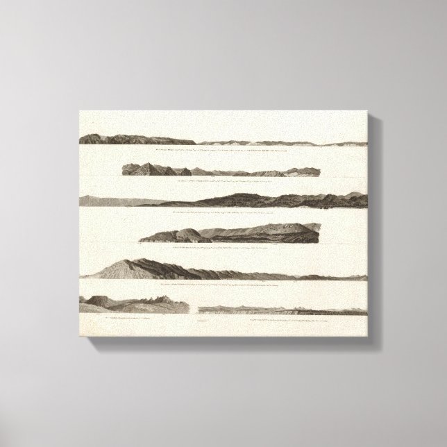 Impressão Em Tela Costa do Noroeste da América 4 (Frente)