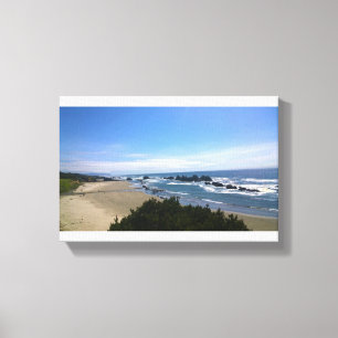 Impressão Em Tela Costa no Seal Rock, Oregon