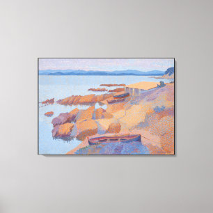 Impressão Em Tela "Costa perto de Antibes" por Henri Edmond Cross