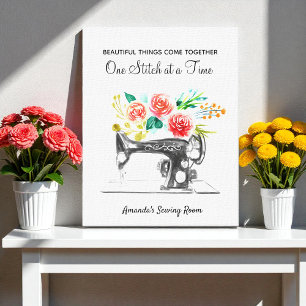 Impressão Em Tela Cota Branca Preta Da Máquina De Costura